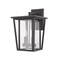 Z-Lite Seoul 2 Light Outdoor Wall Sconce, Oil Rubbed Bronze & Clear 571M-ORB - alternate 3